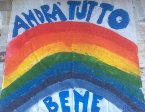 "Andrà tutto bene" by Pietro, four years old